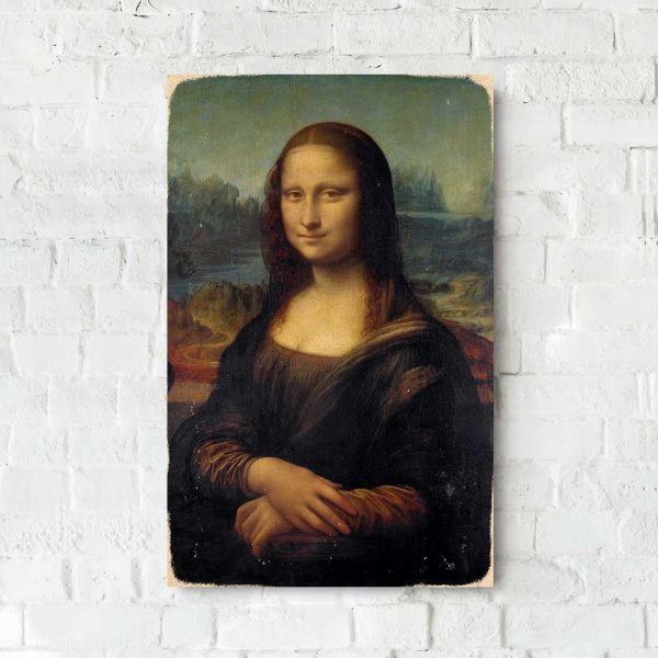 Деревянный Постер "Мона Лиза"