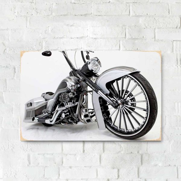 Дерев'яний Постер "Мотоцикл"