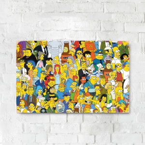 Деревянный Постер "Симпсоны"