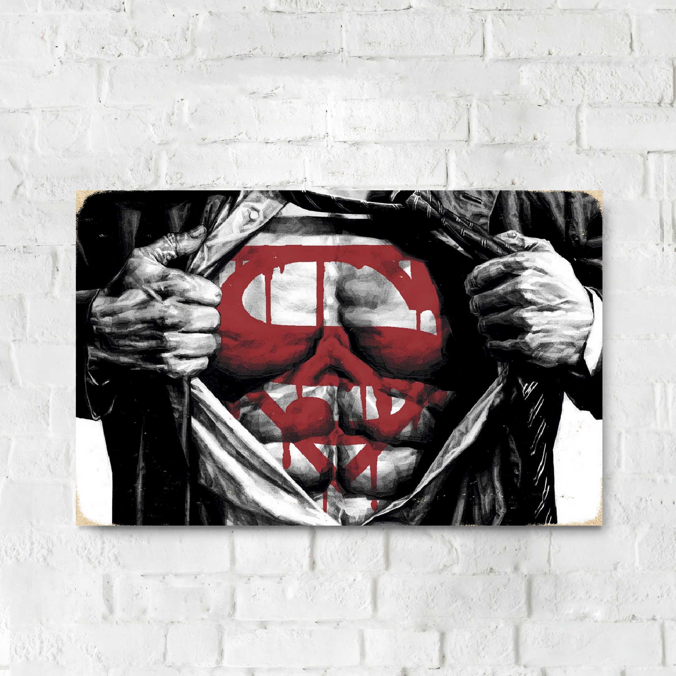 Деревянный Постер "Супермен"