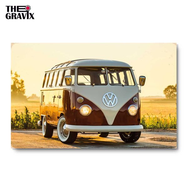 Деревянный Постер "VW Transporter T1"