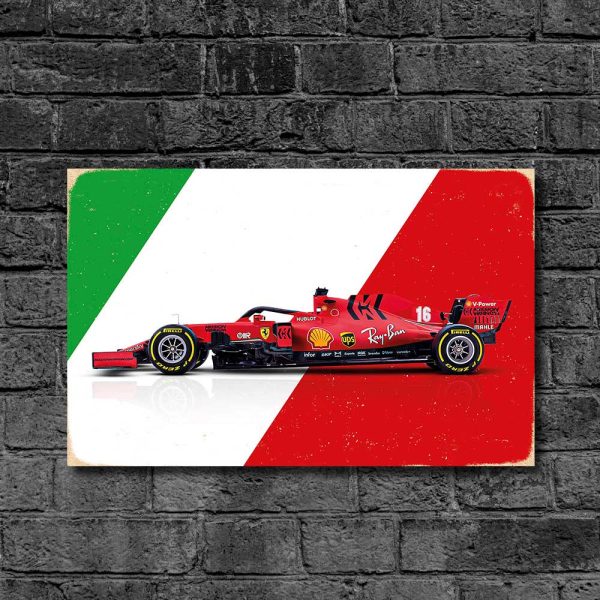 Деревянный Постер "Ferrari"