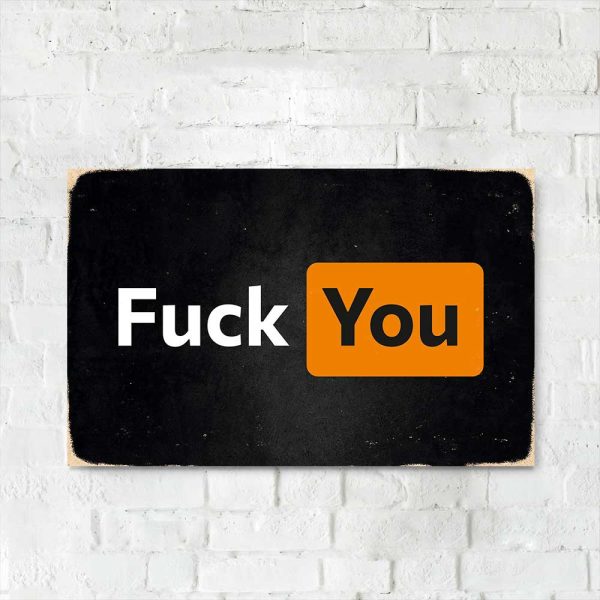 Дерев'яний Постер "FUCK YOU"