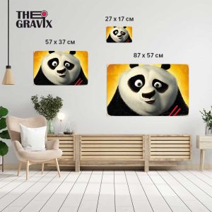 Деревянный Постер "Кунг-фу панда"