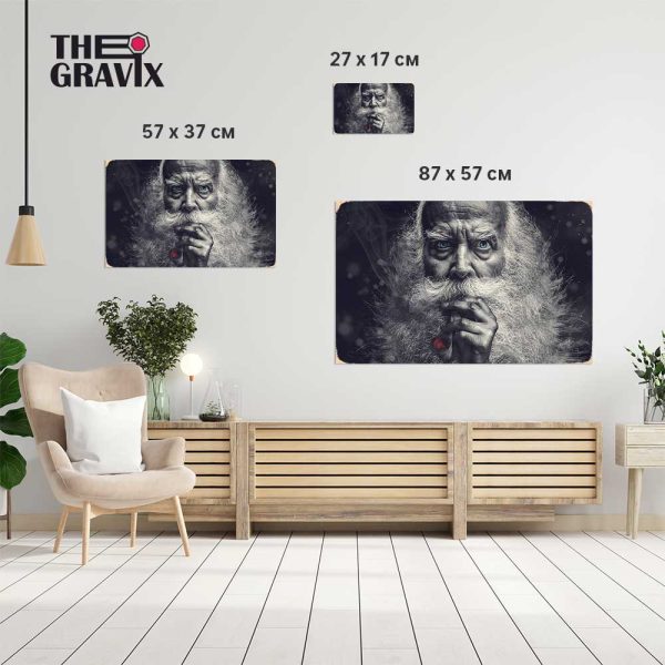 Дерев'яний Постер "Чоловік із Трубкою"