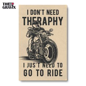 Деревянный Постер "I Just Need Go To Ride"