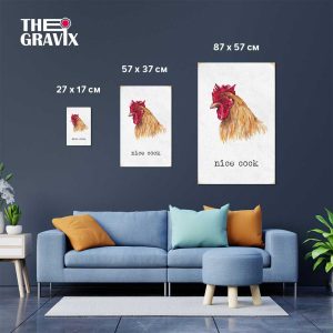 Деревянный Постер "Nice Cock"