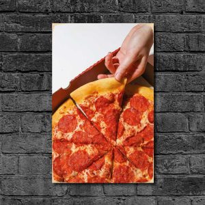 Деревянный Постер "Пицца"