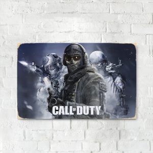 Деревянный Постер "Call Of Duty"