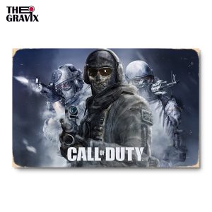 Деревянный Постер "Call Of Duty"