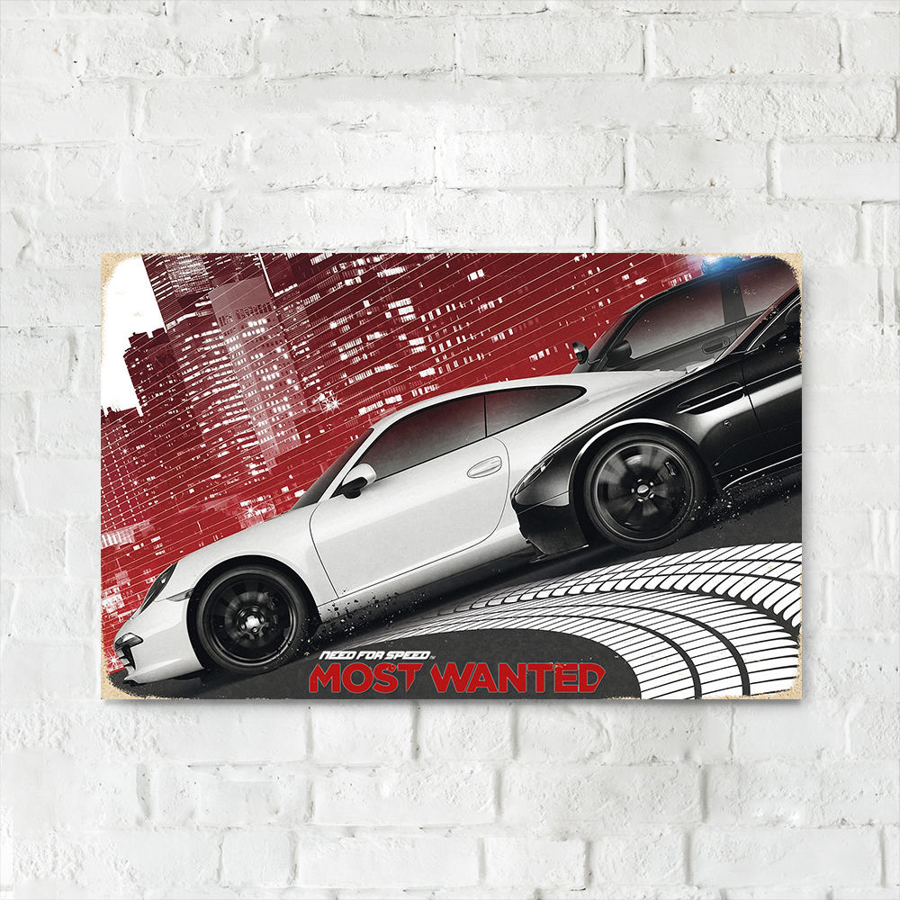 Деревянный Постер "Need For Speed MW"