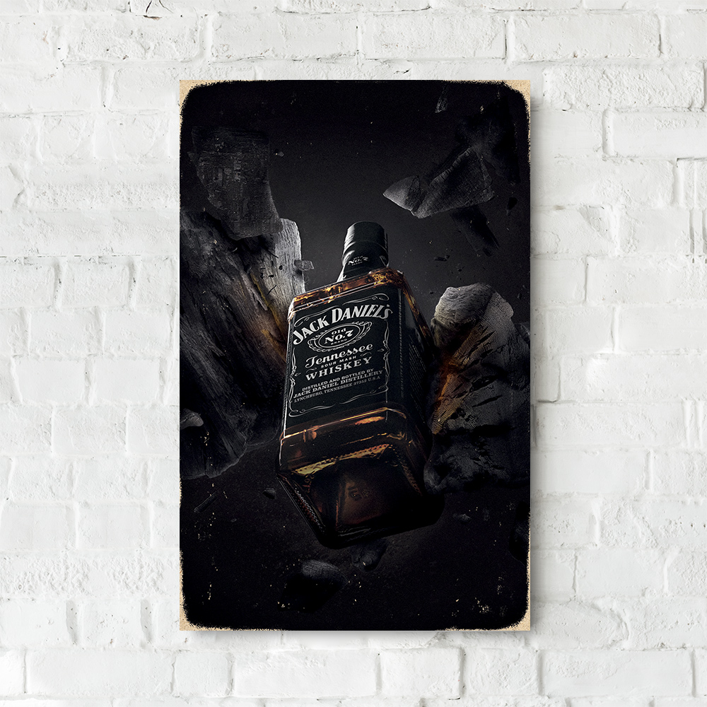 Деревянный Постер "Jack Daniels-2"