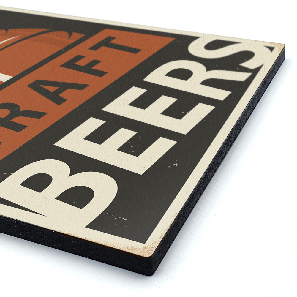 Деревянный Постер "Pub Craft Beers"