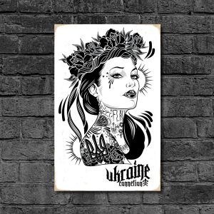 Деревянный Постер "Ukraine Connection"